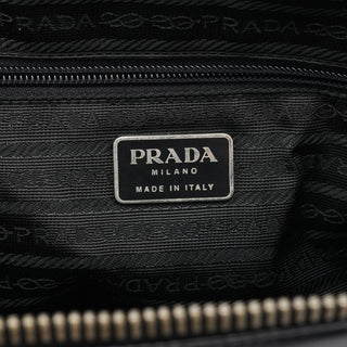 Prada 1995 Black Spazzolato Sport Tote Bag