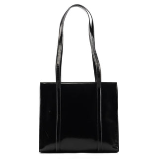 Prada 1995 Black Spazzolato Sport Tote Bag