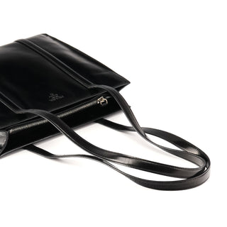 Prada 1995 Black Spazzolato Sport Tote Bag