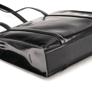 Prada 1995 Black Spazzolato Sport Tote Bag