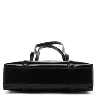 Prada 1995 Black Spazzolato Sport Tote Bag