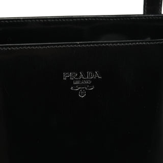 Prada 1995 Black Spazzolato Sport Tote Bag