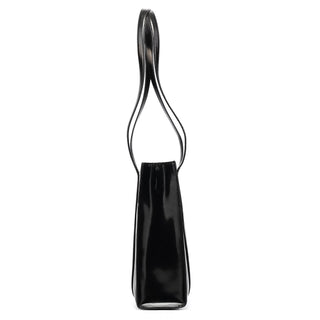 Prada 1995 Black Spazzolato Sport Tote Bag