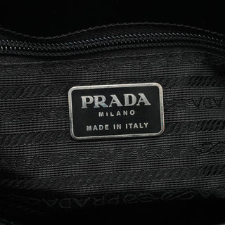 Prada 1995 Black Spazzolato Sport Tote Bag