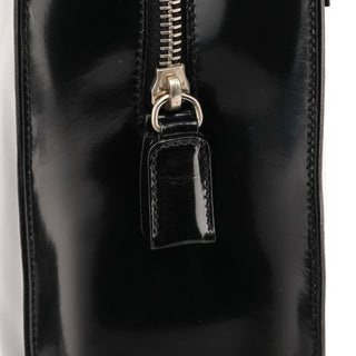 Prada 1995 Black Spazzolato Sport Tote Bag