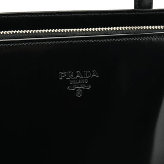Prada 1995 Black Spazzolato Sport Tote Bag