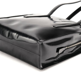 Prada 1995 Black Spazzolato Sport Tote Bag