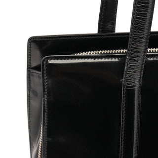 Prada 1995 Black Spazzolato Sport Tote Bag
