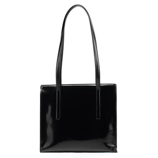 Prada 1995 Black Spazzolato Sport Tote Bag