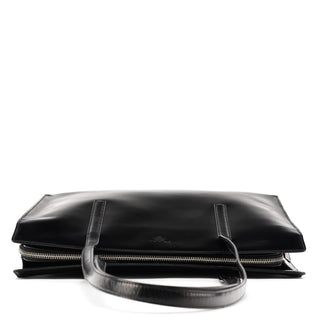 Prada 1995 Black Spazzolato Sport Tote Bag