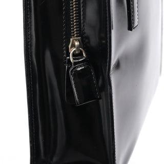 Prada 1995 Black Spazzolato Sport Tote Bag