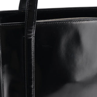 Prada 1995 Black Spazzolato Sport Tote Bag