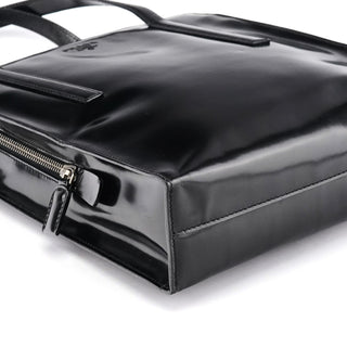 Prada 1995 Black Spazzolato Sport Tote Bag