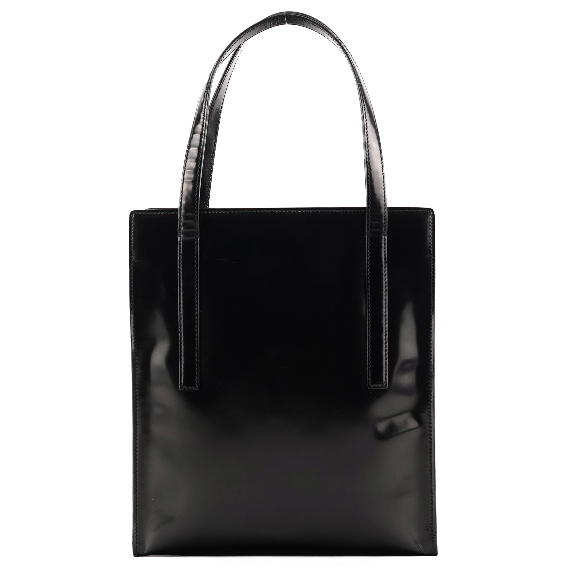 Prada 1995 Sport Tote Bag aus schwarzem Spazzolato-Leder