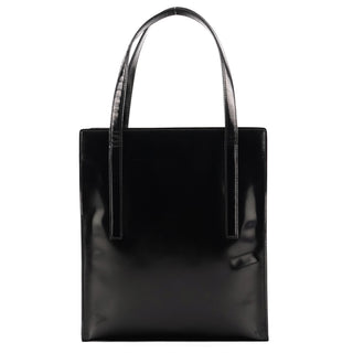 Prada 1995 Black Spazzolato Sport Tote Bag