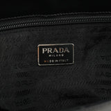 Prada 1995 Black Spazzolato Sport Tote Bag