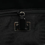 Prada 1995 Black Spazzolato Sport Tote Bag