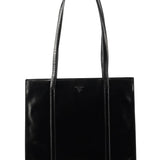 Prada 1995 Black Spazzolato Sport Tote Bag