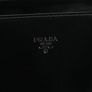 Prada 1995 Black Spazzolato Sport Tote Bag