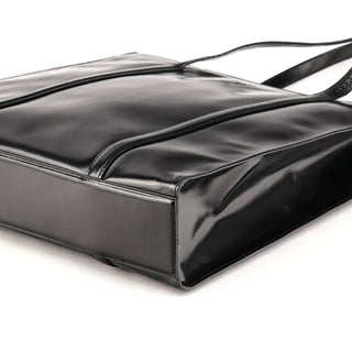 Prada 1995 Black Spazzolato Sport Tote Bag