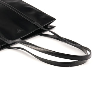 Prada 1995 Black Spazzolato Sport Tote Bag