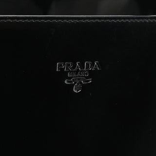 Prada 1995 Black Spazzolato Sport Tote Bag