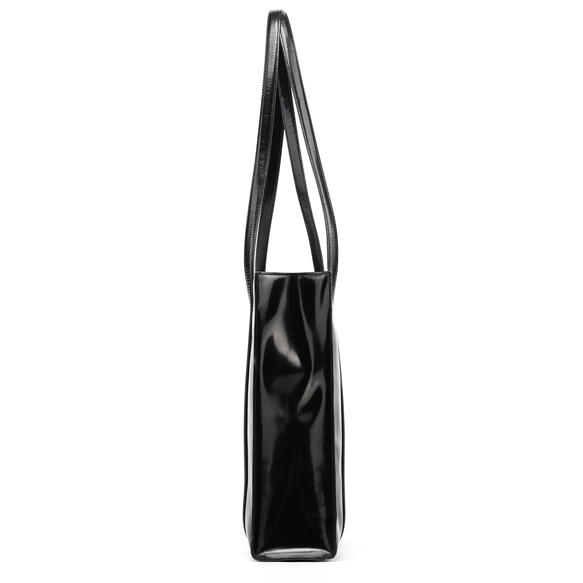 Prada 1995 Black Spazzolato Sport Tote Bag