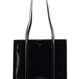 Prada 1995 Black Spazzolato Sport Tote Bag