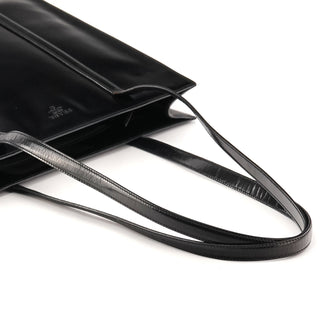 Prada 1995 Black Spazzolato Sport Tote Bag