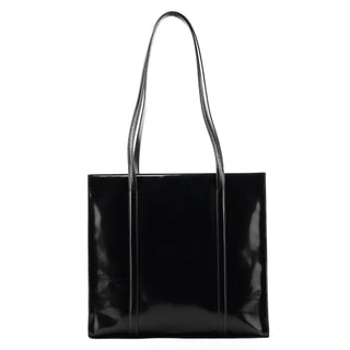 Prada 1995 Black Spazzolato Sport Tote Bag