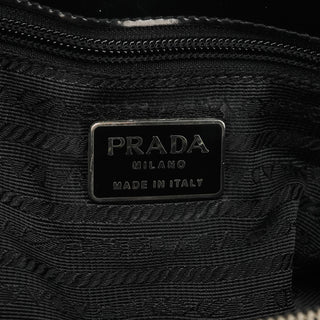Prada 1995 Black Spazzolato Sport Tote Bag