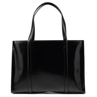 Prada 1995 Black Spazzolato Sport Tote Bag