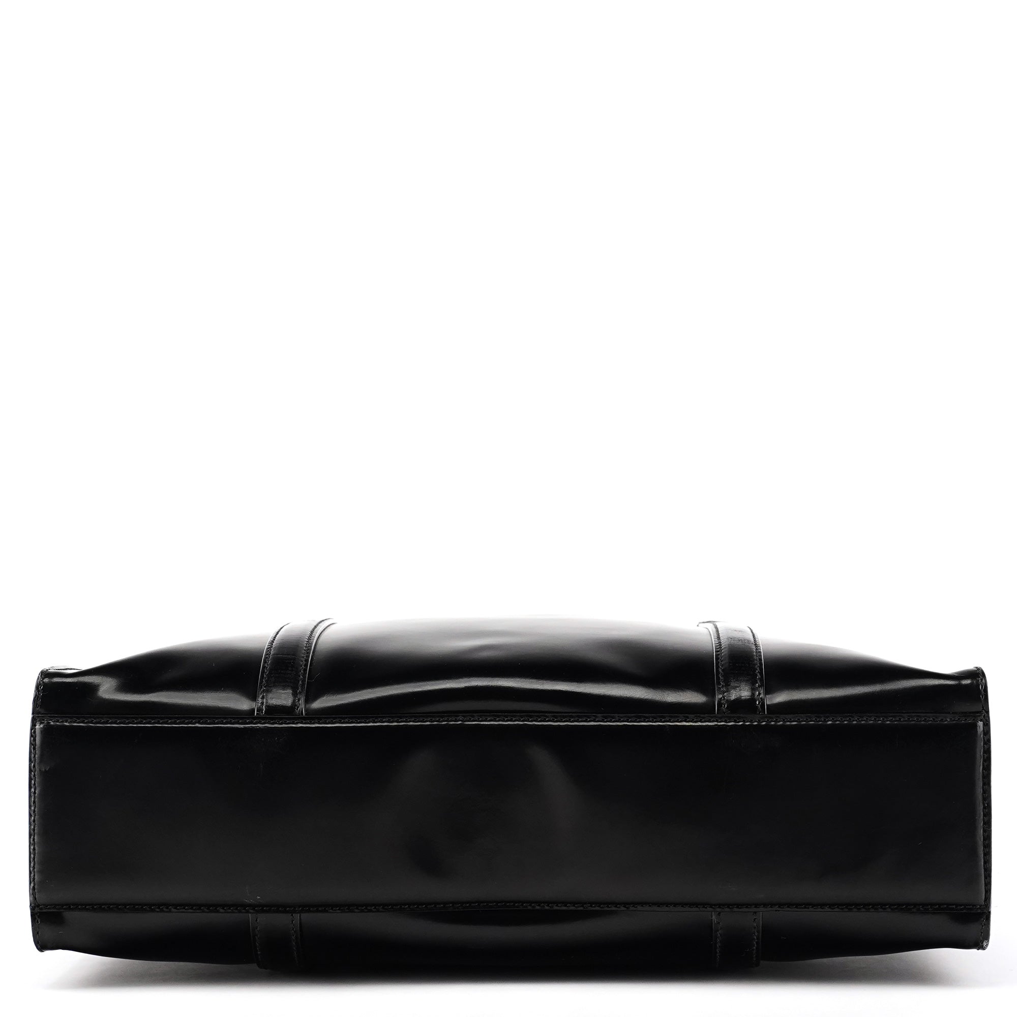 Prada 1995 Black Spazzolato Sport Tote Bag