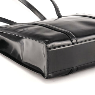 Prada 1995 Black Spazzolato Sport Tote Bag