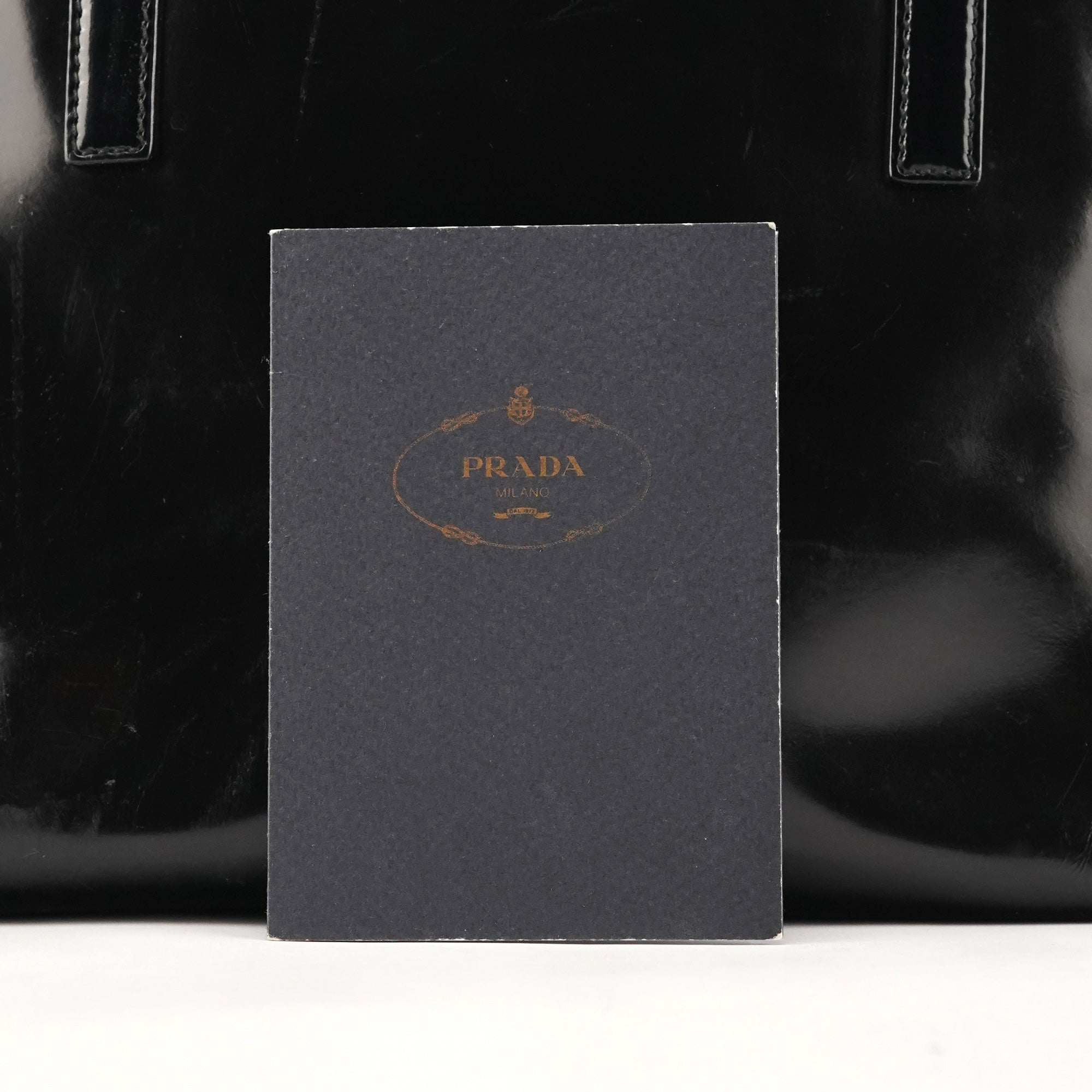 Prada 1995 Black Spazzolato Sport Tote Bag