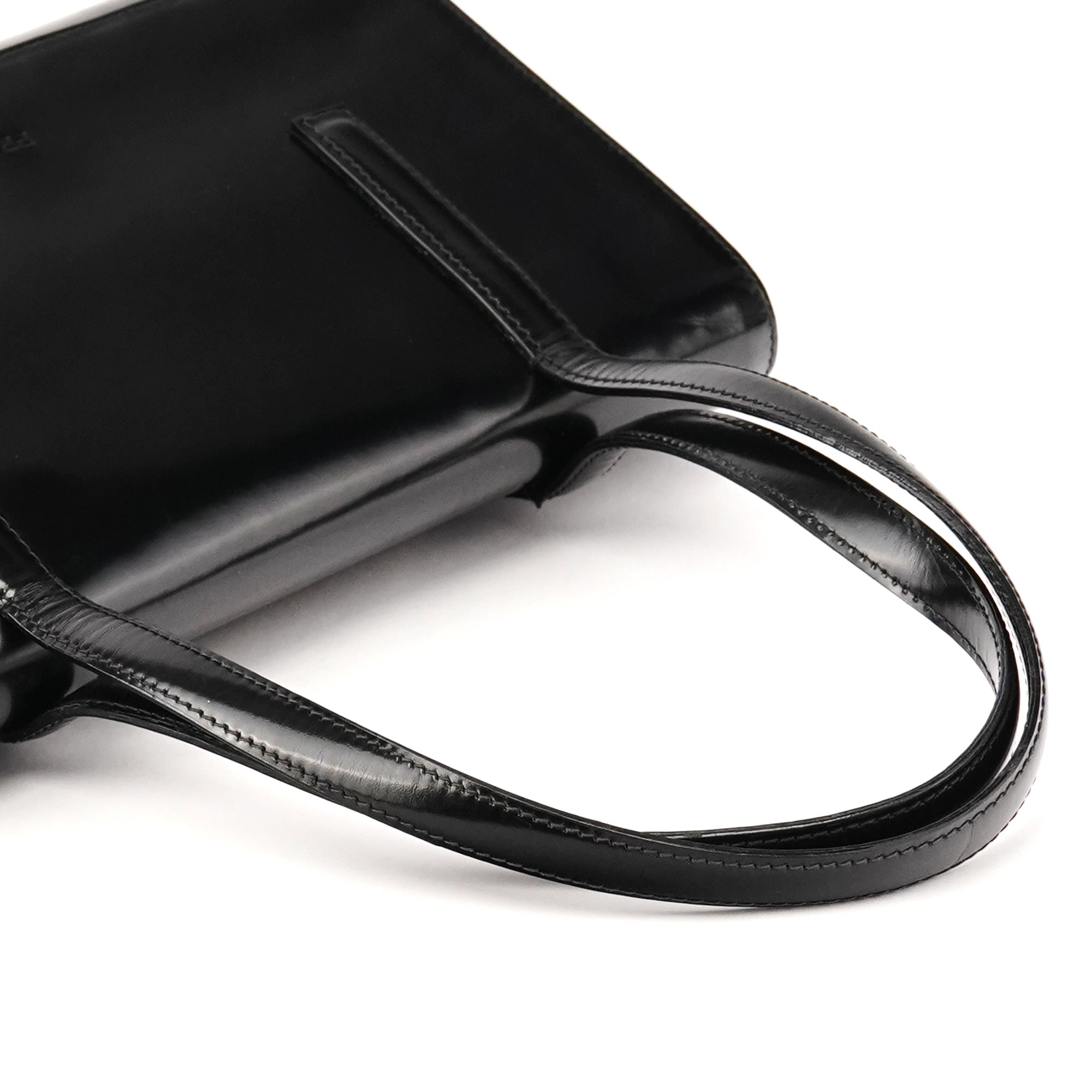 Prada 1995 Black Spazzolato Sport Tote Bag