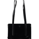 Prada 1995 Black Spazzolato Sport Tote Bag