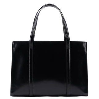 Prada 1995 Black Spazzolato Tote