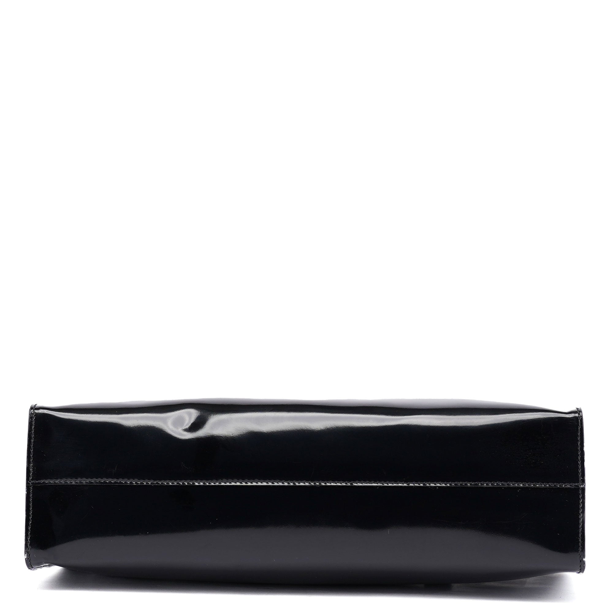 Prada 1995 Black Spazzolato Tote Bag