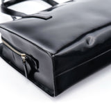 Prada 1995 Black Spazzolato Tote Bag