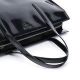 Prada 1995 Black Spazzolato Tote Bag
