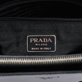 Prada 1995 Black Spazzolato Tote Bag