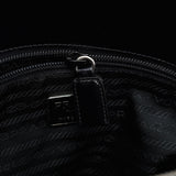 Prada 1995 Black Spazzolato Tote Bag
