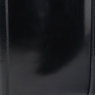 Prada 1995 Black Spazzolato Tote Bag