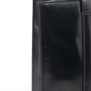 Prada 1995 Black Spazzolato Tote Bag