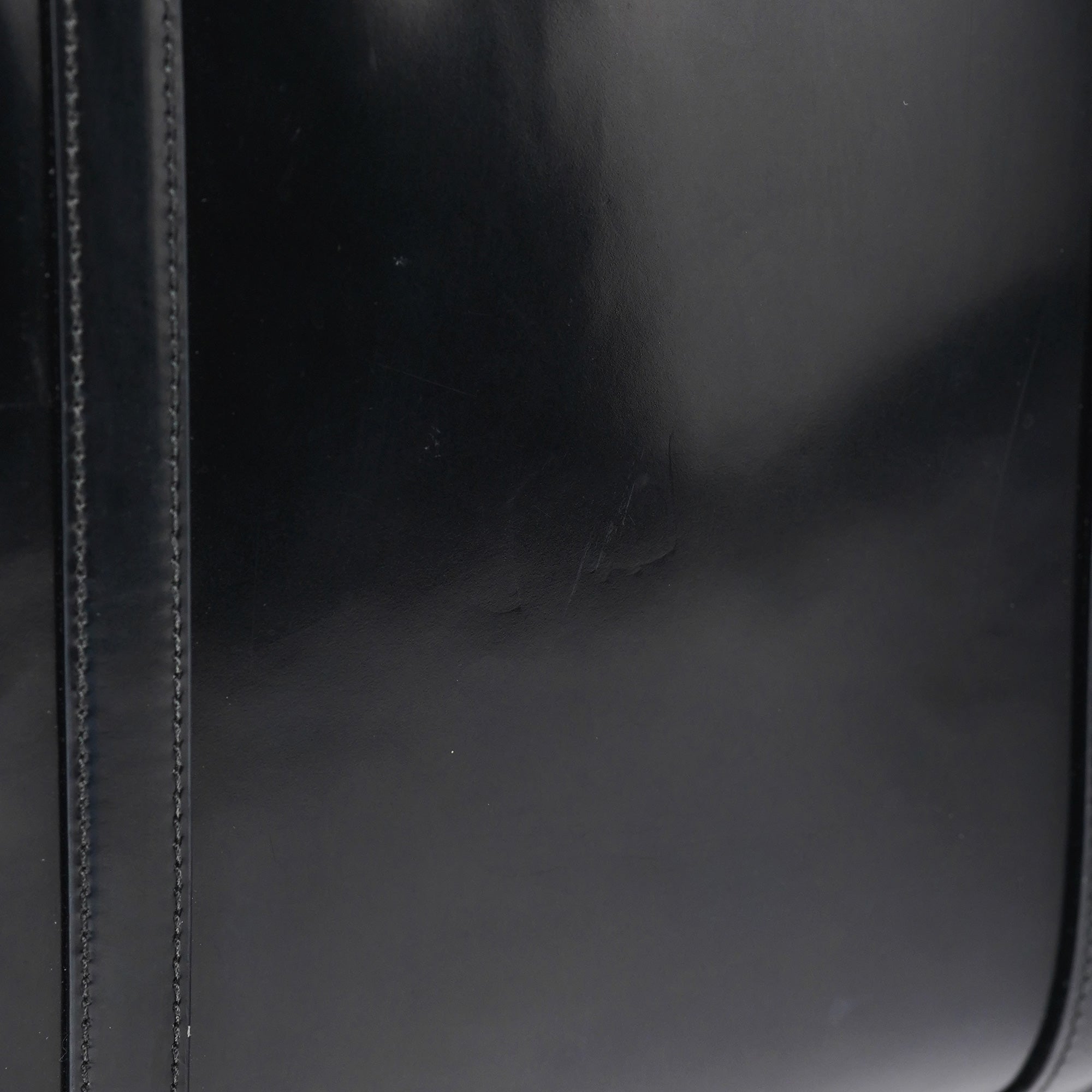 Prada 1995 Black Spazzolato Tote Bag