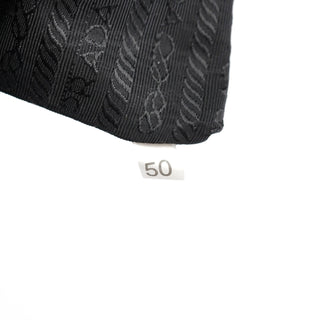 Prada 1995 Black Spazzolato Tote Bag