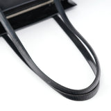Prada 1995 Black Spazzolato Tote Bag