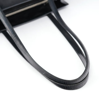 Prada 1995 Black Spazzolato Tote Bag