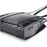 Prada 1995 Black Spazzolato Tote Bag